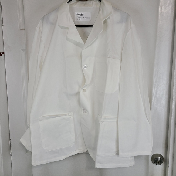 Angelica Lab Coat / Hospital Jacket, Size: 44R Color: White - Picture 5 of 14